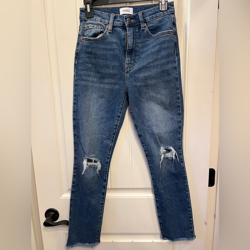 Distressed Pistola jeans size 26